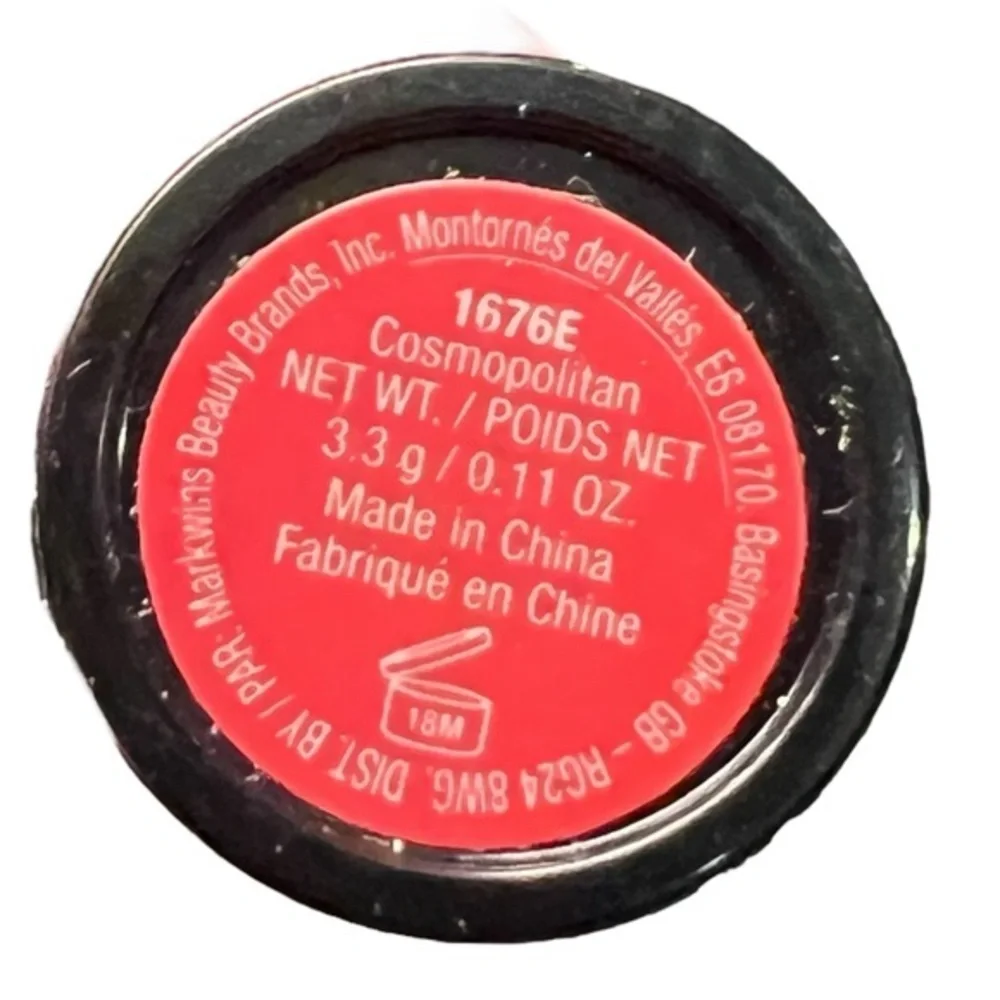 Wet n Wild Megalast Matte Lipstick 1676E Cosmopolitan Brand‎ New Sealed